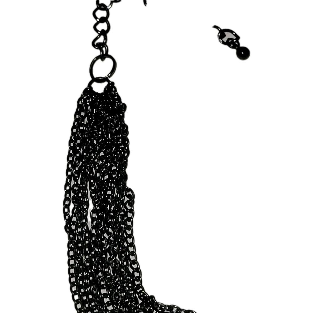 Sleek Black Chain Necklace NY 20" Adjustable Lobster Clasp Men's Women's Jewelry - Picture 8 of 11